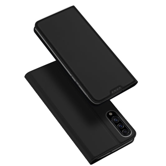 For Samsung Galaxy A50/A50s/A30s DUX DUCIS Skin Pro Series Leather Phone Case(Black) - Galaxy Phone Cases by DUX DUCIS | Online Shopping UK | buy2fix