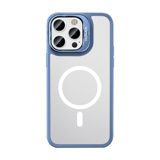 For iPhone 14 Pro Max Mutural Color Holder Magsafe Phone Case(Sierra Blue) - iPhone 14 Pro Max Cases by Mutural | Online Shopping UK | buy2fix