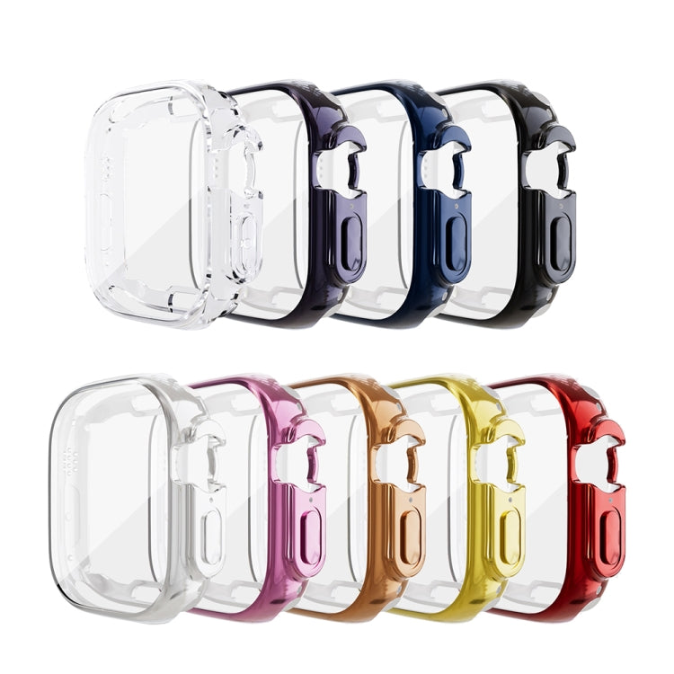 For Apple Watch 8 / 7 41mm All-inclusive Plating TPU Shockproof Case(Pink) - Watch Cases by buy2fix | Online Shopping UK | buy2fix