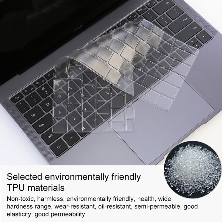 For Huawei MateBook 14 inch Transparent and Dustproof TPU Laptop Keyboard Protective Film - Keyboard Protector by buy2fix | Online Shopping UK | buy2fix