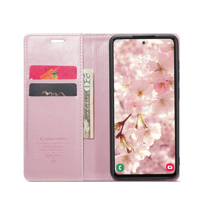 For Samsung Galaxy A53 CaseMe 003 Crazy Horse Texture Leather Phone Case(Rose Gold) - Galaxy Phone Cases by CaseMe | Online Shopping UK | buy2fix