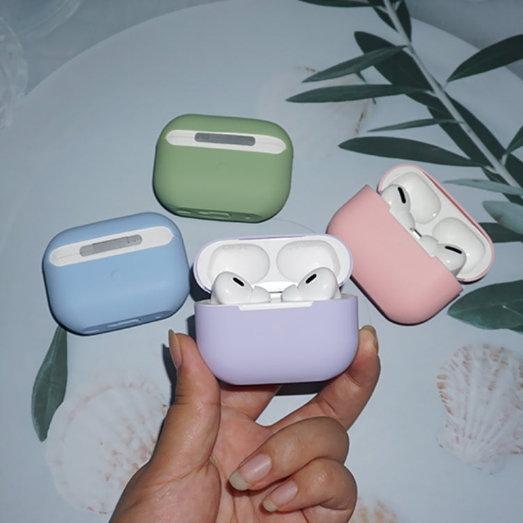 For AirPods Pro 2 Spliting Silicone Protective Case(Matcha Green) - For AirPods Pro 2 by buy2fix | Online Shopping UK | buy2fix