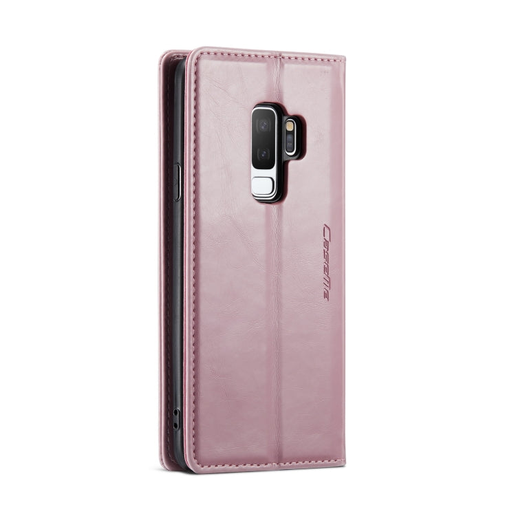 For Samsung Galaxy S9+ CaseMe 003 Crazy Horse Texture Leather Phone Case(Rose Gold) - Galaxy Phone Cases by CaseMe | Online Shopping UK | buy2fix