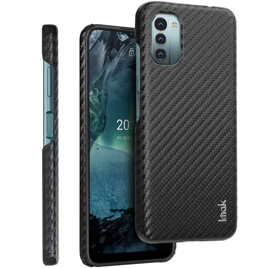 For Nokia G11/G21 imak Ruiyi Series Carbon Fiber PU + PC Phone Case - Nokia Cases by imak | Online Shopping UK | buy2fix