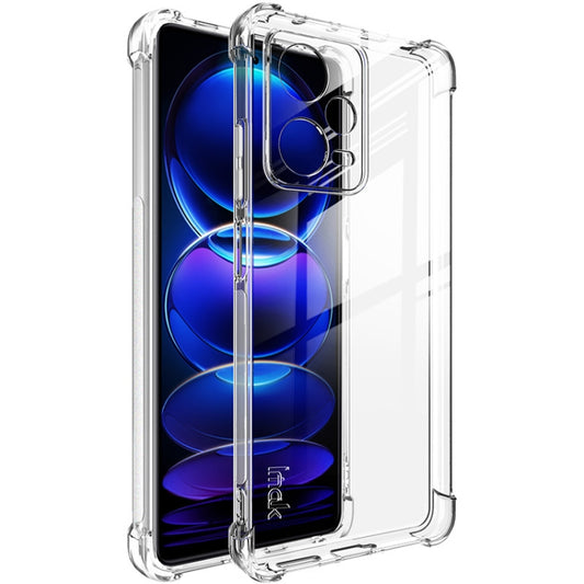 For Xiaomi Redmi Note 12 Pro+ 5G China/Indian imak Shockproof Airbag TPU Phone Case(Transparent) - Xiaomi Cases by imak | Online Shopping UK | buy2fix