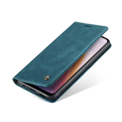 CaseMe 013 Multifunctional Horizontal Flip Leather Phone Case For OPPO Reno7 Z Global/Reno7 Lite Global/Reno8 Lite Global/F21 Pro 5G Global/Reno8 Z Global(Blue) - OPPO Cases by CaseMe | Online Shopping UK | buy2fix