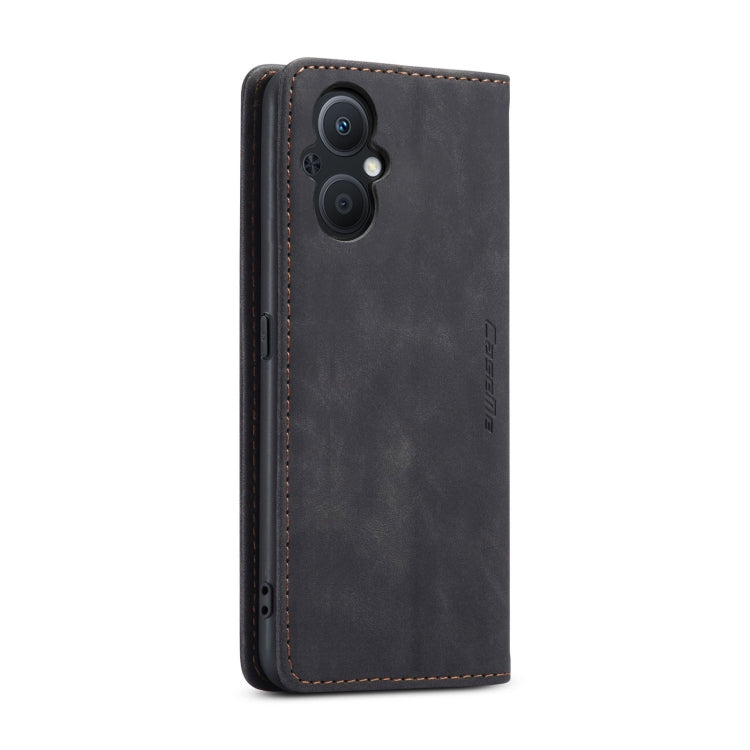 CaseMe 013 Multifunctional Horizontal Flip Leather Phone Case For OPPO Reno7 Z Global/Reno7 Lite Global/Reno8 Lite Global/F21 Pro 5G Global/Reno8 Z Global(Black) - OPPO Cases by CaseMe | Online Shopping UK | buy2fix