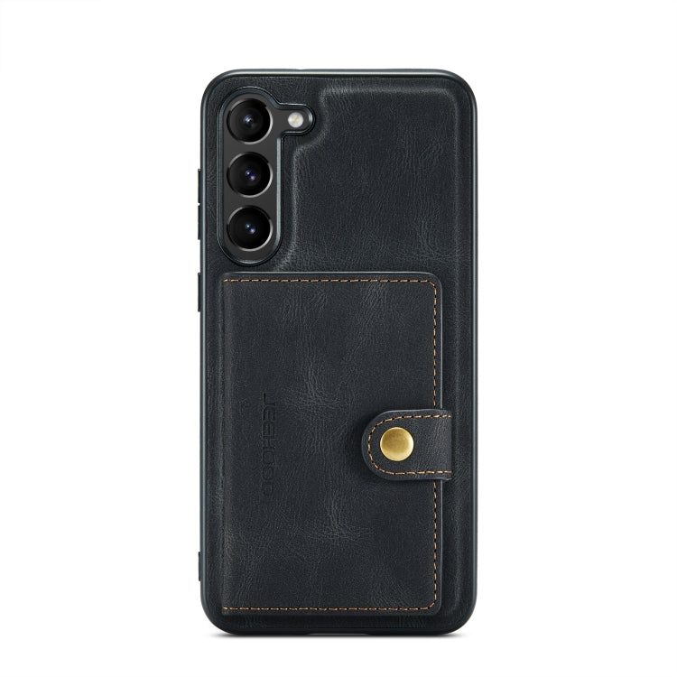 For Samsung Galaxy S23+ 5G JEEHOOD Retro Magnetic Detachable Wallet Phone Case(Black) - Galaxy S23+ 5G Cases by JEEHOOD | Online Shopping UK | buy2fix