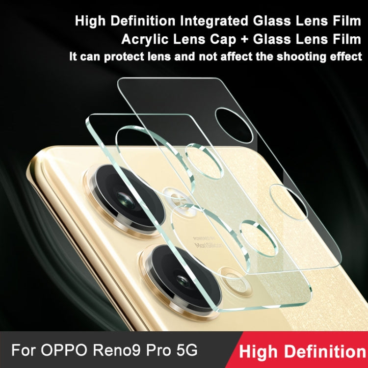 For OPPO Reno9 5G/Reno9 Pro 5G imak Integrated Rear Camera Lens Tempered Glass Film - For OPPO by imak | Online Shopping UK | buy2fix