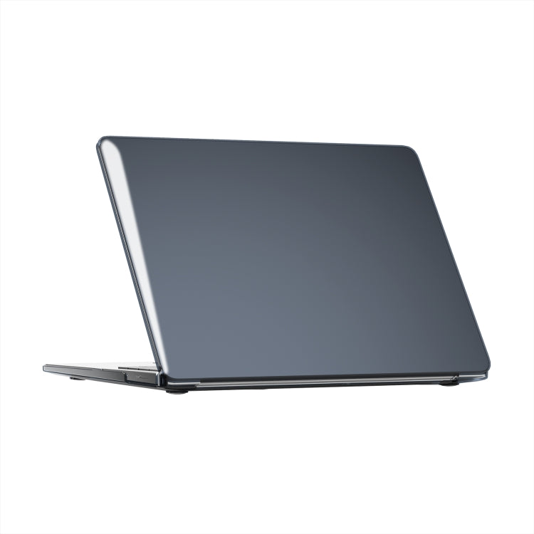 For Microsoft Surface Laptop 7 13.8 Laptop Steel Surface Crystal Shockproof Protective Case(Black) - Other by buy2fix | Online Shopping UK | buy2fix