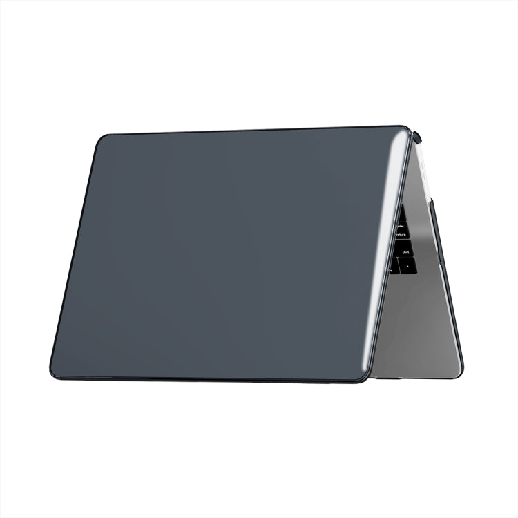 For Microsoft Surface Laptop 7 13.8 Laptop Steel Surface Crystal Shockproof Protective Case(Black) - Other by buy2fix | Online Shopping UK | buy2fix