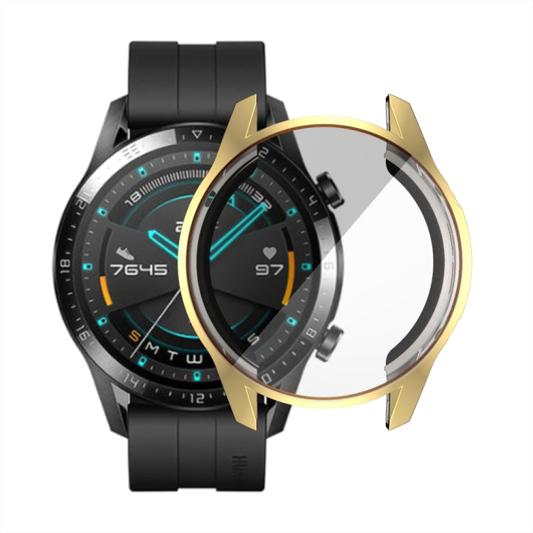 For Huawei Watch GT2 46mm TPU All Inclusive Watch Case(Golden) - Watch Cases by Huawei | Online Shopping UK | buy2fix