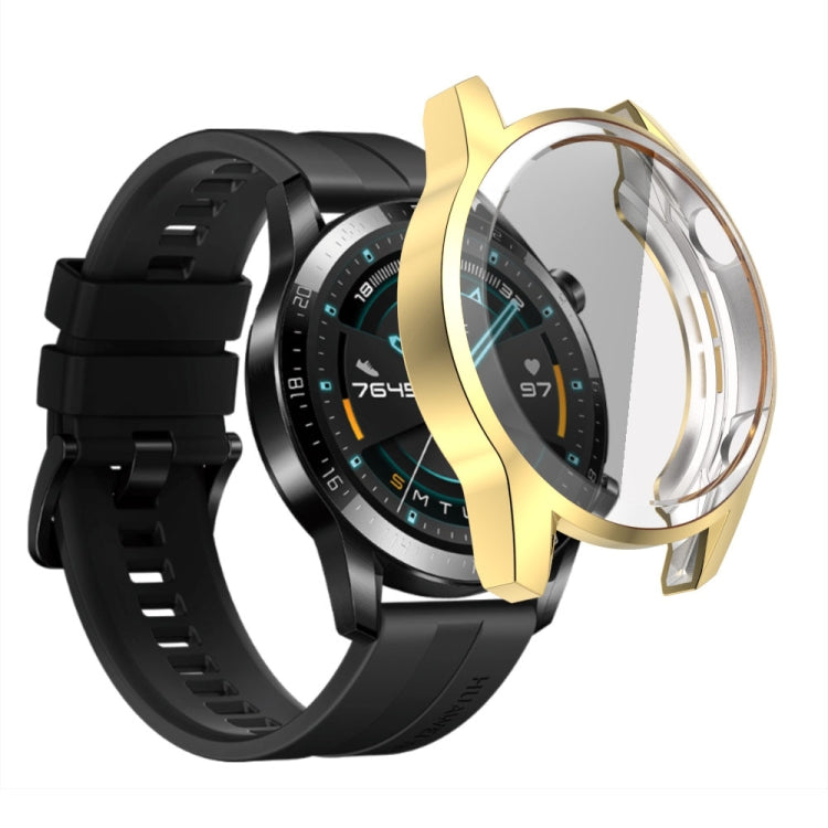 For Huawei Watch GT2 46mm TPU All Inclusive Watch Case(Golden) - Watch Cases by Huawei | Online Shopping UK | buy2fix