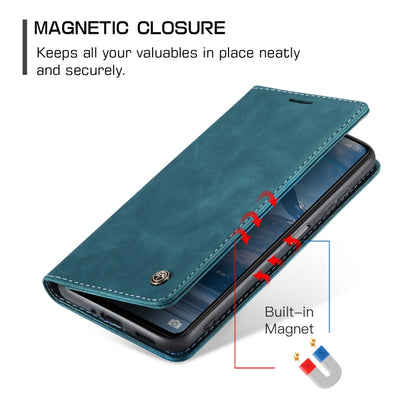 For Xiaomi Redmi Note 12 Pro+ 5G CaseMe 013 Multifunctional Horizontal Flip Leather Phone Case(Blue) - Xiaomi Cases by CaseMe | Online Shopping UK | buy2fix