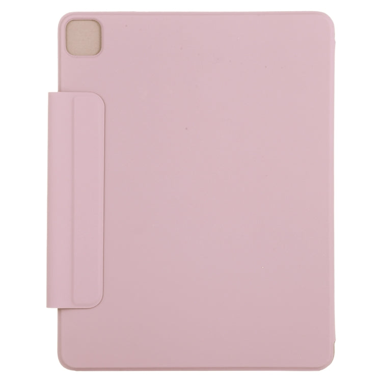 For iPad Air 13 2024 / Pro 12.9 2020 Active Buckle Magnetic PU Leather Tablet Case With Holder & Sleep / Wake-up Function(Pink) - iPad Pro 12.9 (2020) Cases by buy2fix | Online Shopping UK | buy2fix