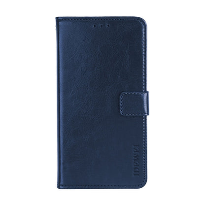 For Blackview A85 idewei Crazy Horse Texture Leather Phone Case with Holder(Blue) - More Brand by idewei | Online Shopping UK | buy2fix