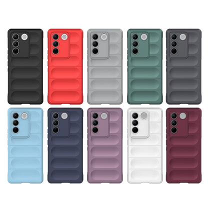 For vivo S16 Pro 5G Magic Shield TPU + Flannel Phone Case(Grey) - vivo Cases by buy2fix | Online Shopping UK | buy2fix