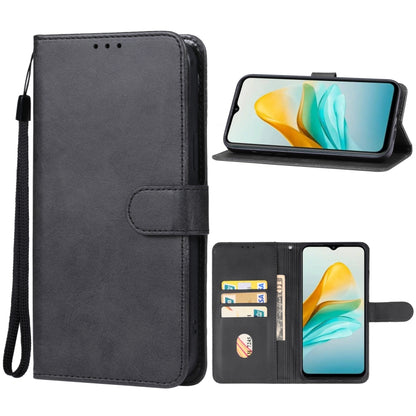 For ZTE Blade A53 Leather Phone Case(Black) - ZTE Cases by buy2fix | Online Shopping UK | buy2fix