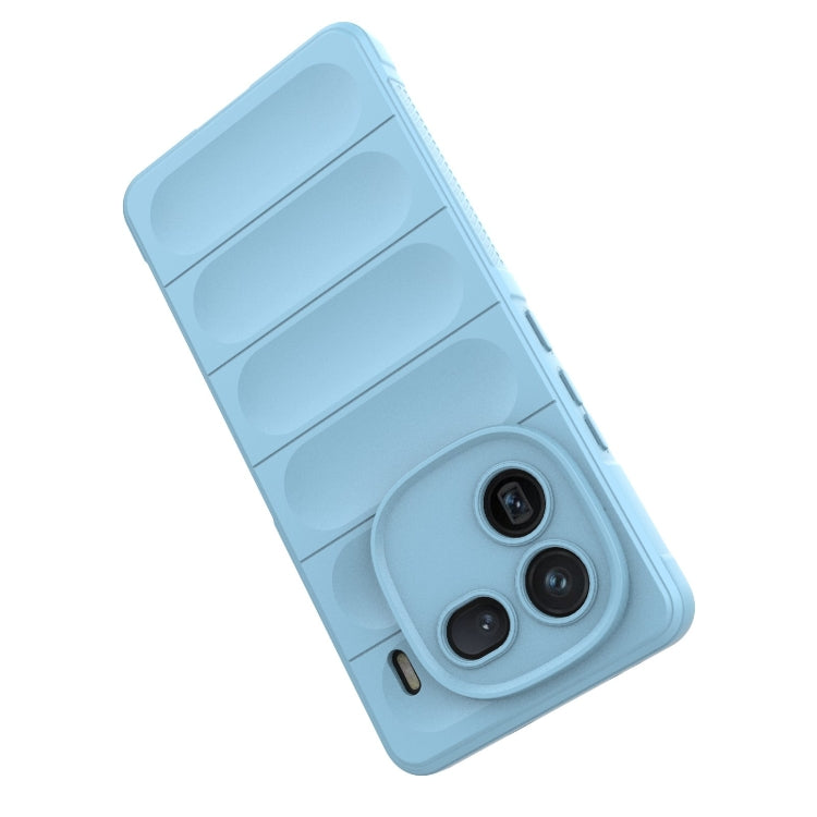 For vivo iQOO 12 5G Magic Shield TPU + Flannel Phone Case(Grey) - iQOO 12 Cases by buy2fix | Online Shopping UK | buy2fix