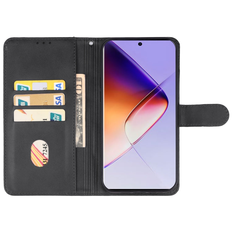 For Infinix Note 40 Leather Phone Case(Black) - Infinix Cases by buy2fix | Online Shopping UK | buy2fix