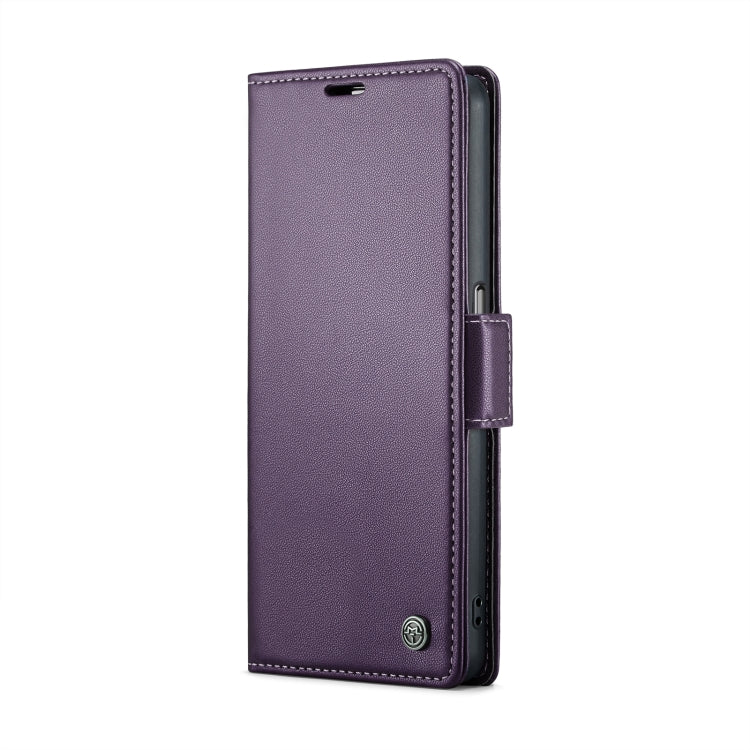 For OPPO A77 4G Global / A57e 4G CaseMe 023 Butterfly Buckle Litchi Texture RFID Anti-theft Leather Phone Case(Pearly Purple) - OPPO Cases by CaseMe | Online Shopping UK | buy2fix