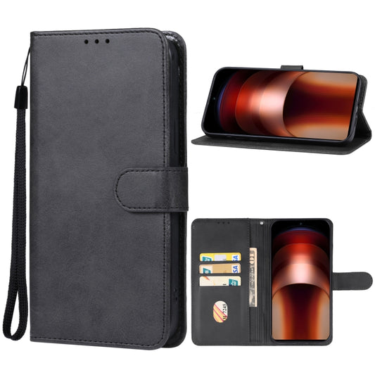 For vivo iQOO Neo9 Leather Phone Case(Black) - iQOO Neo9 Cases by buy2fix | Online Shopping UK | buy2fix