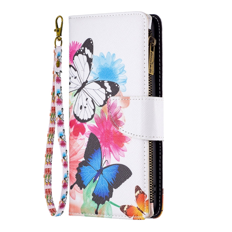 For Xiaomi Civi 3 5G Colored Drawing Pattern Zipper Leather Phone Case(Two Butterflies) - Xiaomi Cases by buy2fix | Online Shopping UK | buy2fix