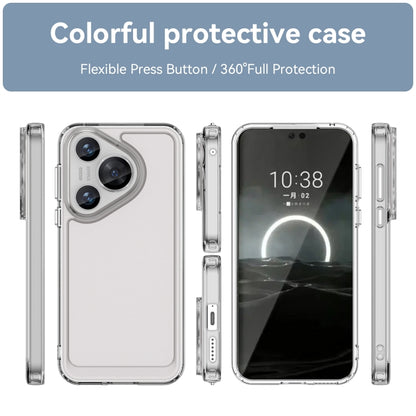 For Huawei Pura 70 Candy Series TPU Phone Case(Transparent) - Huawei Cases by buy2fix | Online Shopping UK | buy2fix