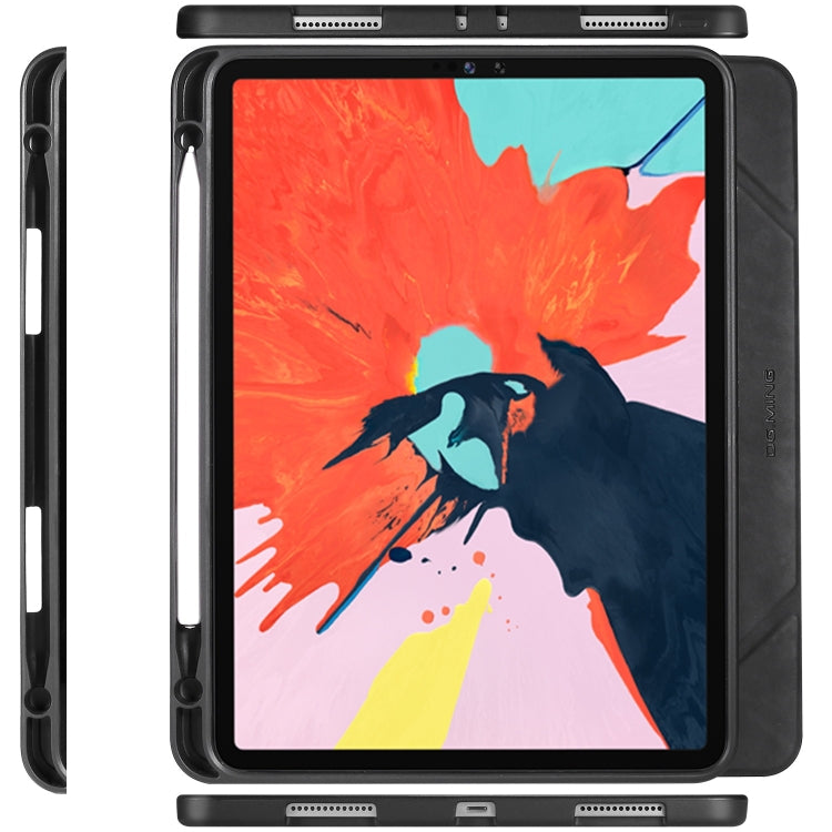 For iPad Pro 11 (2020) DG.MING See Series Horizontal Flip Leather Tablet Case ，with Holder & Pen Tray(Black) - iPad Pro 11 (2020) Cases by DG.MING | Online Shopping UK | buy2fix