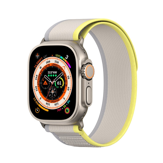 For Apple Watch 8 41mm DUX DUCIS YJ Series Nylon Watch Band(Yellow) - Watch Bands by DUX DUCIS | Online Shopping UK | buy2fix