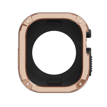 For Apple Watch Ultra 49mm 2-in-1 PC Hybrid TPU Armor Watch Case(Rose Gold) - Watch Cases by buy2fix | Online Shopping UK | buy2fix