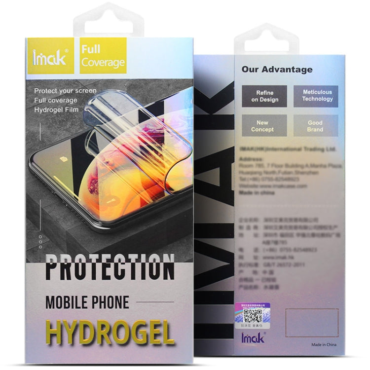 For Honor 80 Pro 5G 2 in 1 IMAK 0.15mm Curved Full Screen Protector Hydrogel Film Back Protector - Honor Tempered Glass by imak | Online Shopping UK | buy2fix