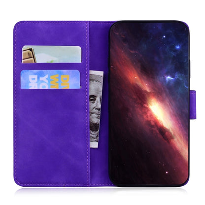 For Xiaomi Redmi Note 13 Pro 5G Skin Feel Pure Color Flip Leather Phone Case(Purple) - Note 13 Pro Cases by buy2fix | Online Shopping UK | buy2fix