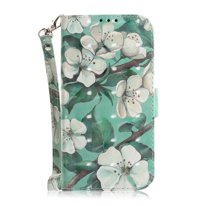 For Samsung Galaxy S24 5G 3D Colored Horizontal Flip Leather Phone Case(Watercolor Flower) - Galaxy S24 5G Cases by buy2fix | Online Shopping UK | buy2fix