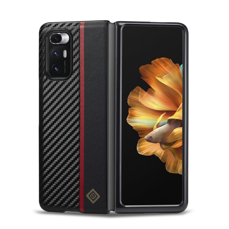 For Xiaomi Mi Mix Fold LC.IMEEKE 3 in 1 Carbon Fiber Texture Shockproof Phone Case(Black) - Xiaomi Cases by LC.IMEEKE | Online Shopping UK | buy2fix