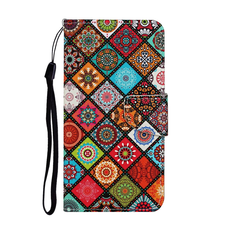 For iPhone 16 Pro 3D Colored Drawing Flip Leather Phone Case(Ethnic Totem) - iPhone 16 Pro Cases by buy2fix | Online Shopping UK | buy2fix