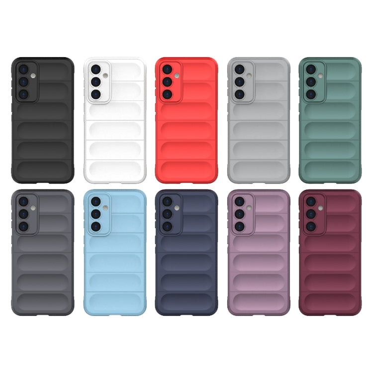 For Samsung Galaxy S23 FE 5G Magic Shield TPU + Flannel Phone Case(Red) - Galaxy S23 FE 5G Cases by buy2fix | Online Shopping UK | buy2fix
