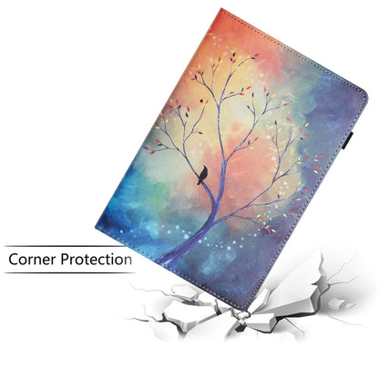 For iPad Pro 11 2024 Sewing Litchi Texture Smart Leather Tablet Case(Oil Painting Tree) - iPad Pro 11 2024 Cases by buy2fix | Online Shopping UK | buy2fix