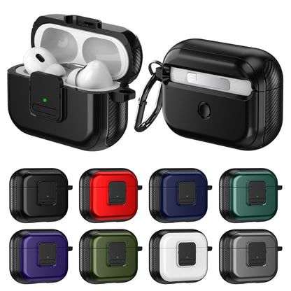 For AirPods 2 / 1 TPU + PC Wireless Earphones Case with Magnetic Switch(White) - For AirPods 1/2 by buy2fix | Online Shopping UK | buy2fix