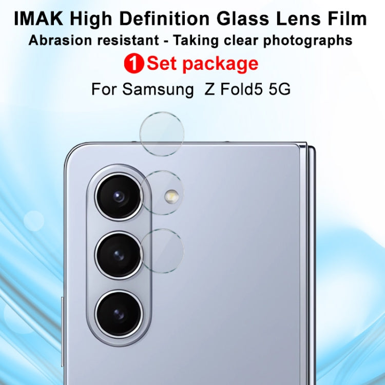 For Samsung Galaxy Z Fold5 5G IMAK Rear Camera Glass Lens Film, 1 Set Package - For Samsung by imak | Online Shopping UK | buy2fix