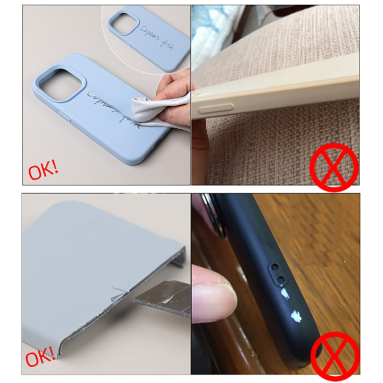 For iPhone 16 Pro Pure Color Liquid Silicone Fine Pore Phone Case(Light Brown) - iPhone 16 Pro Cases by buy2fix | Online Shopping UK | buy2fix