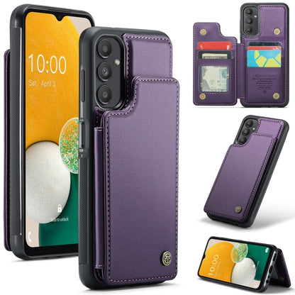 For Samsung Galaxy A13 5G CaseMe C22 Card Slots Holder RFID Anti-theft Phone Case(Purple) - Galaxy Phone Cases by CaseMe | Online Shopping UK | buy2fix