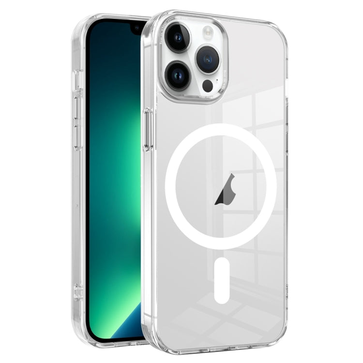 For iPhone 13 Pro Max Ice Color Magnetic Series PC + Acrylic Magsafe Phone Case(Transparent) - iPhone 13 Pro Max Cases by buy2fix | Online Shopping UK | buy2fix
