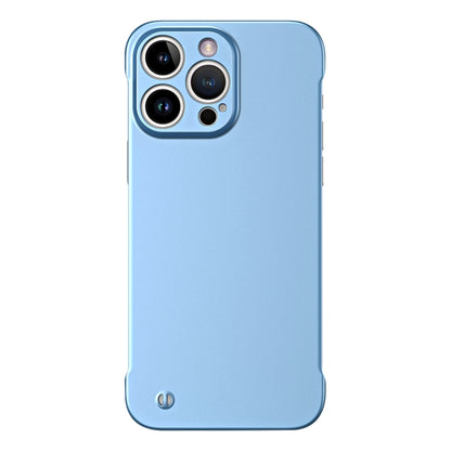 For iPhone 11 Pro Max Frameless Metallic Paint Hybrid PC Phone Case(Sierra Blue) - iPhone 11 Pro Max Cases by buy2fix | Online Shopping UK | buy2fix