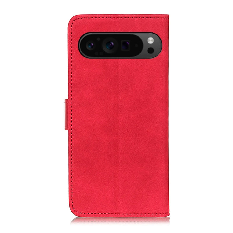 For Google Pixel 9 Pro KHAZNEH Retro Texture Flip Leather Phone Case(Red) - Google Cases by buy2fix | Online Shopping UK | buy2fix