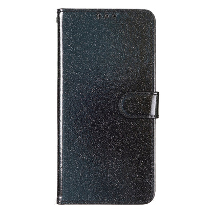 For OPPO A38 4G Glitter Powder Flip Leather Phone Case(Black) - A38 Cases by buy2fix | Online Shopping UK | buy2fix