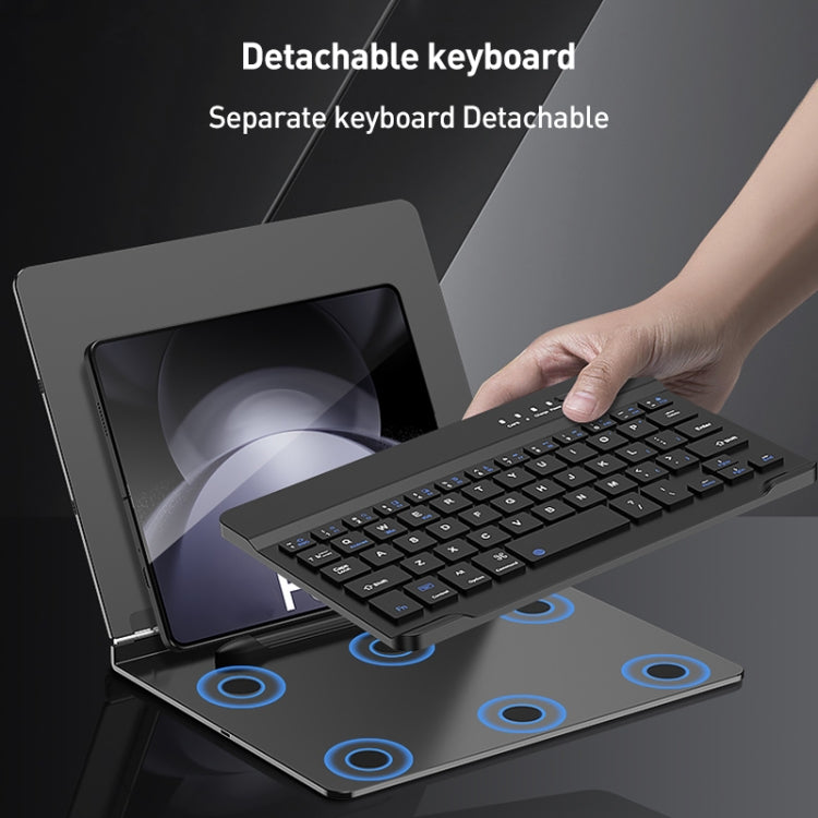 GKK Metal Folding Holder + Bluetooth Keyboard + Pen + Pen Slots + Mouse Set(Black) - Samsung Keyboard by GKK | Online Shopping UK | buy2fix