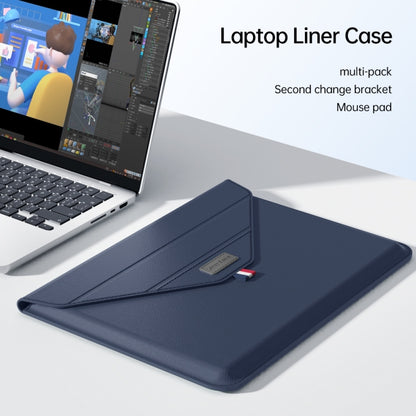 For 13/14 inch Envelope Holder Laptop Sleeve Bag(Grey) - 14.1 inch by buy2fix | Online Shopping UK | buy2fix