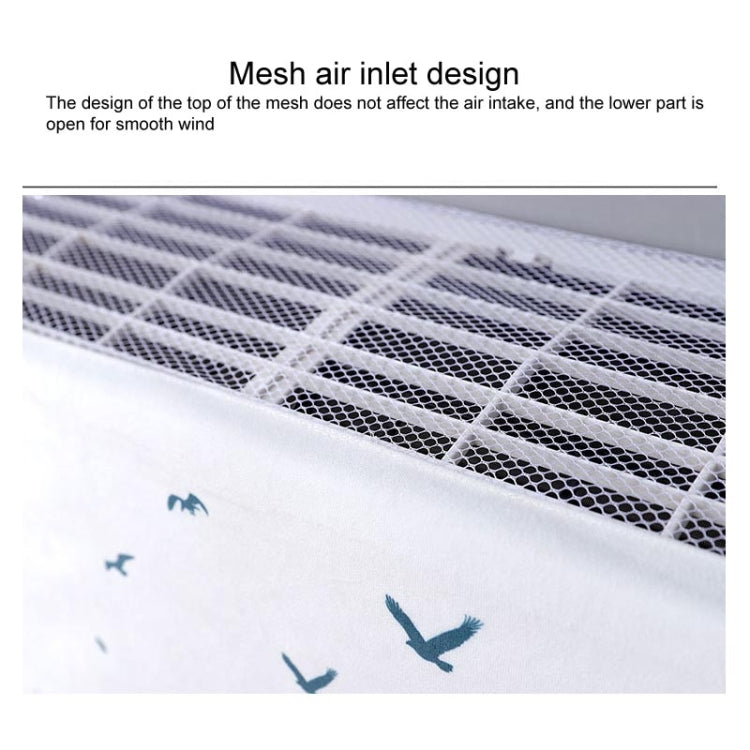 Do Not Take Dust-proof And Anti Direct Blowing Simple Wind Hanging Machine Air Conditioner Moon Cover, Size:Width 86 × Thickness 20 × Height 90cm(Cane Vine) - Dust Covers by buy2fix | Online Shopping UK | buy2fix