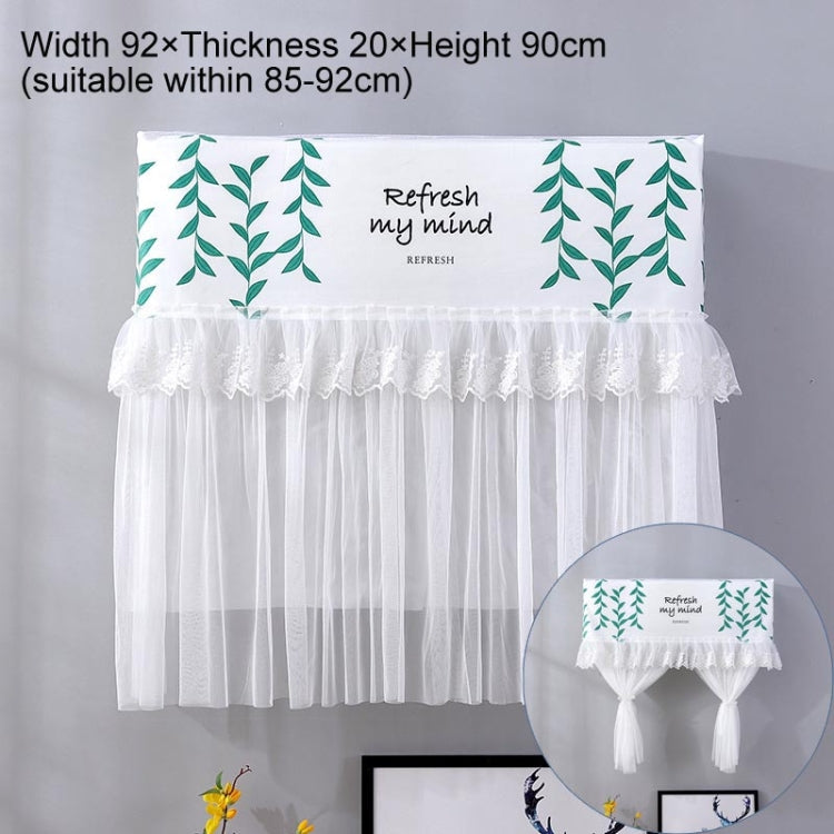 Do Not Take Dust-proof And Anti Direct Blowing Simple Wind Hanging Machine Air Conditioner Moon Cover, Size:Width 92 × Thickness 20 × Height 90cm(Cane Vine) - Dust Covers by buy2fix | Online Shopping UK | buy2fix